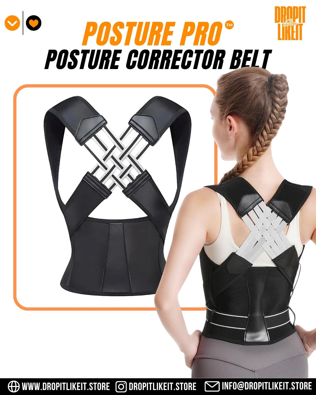 PosturePro™ - Posture Corrector Belt | Unisex